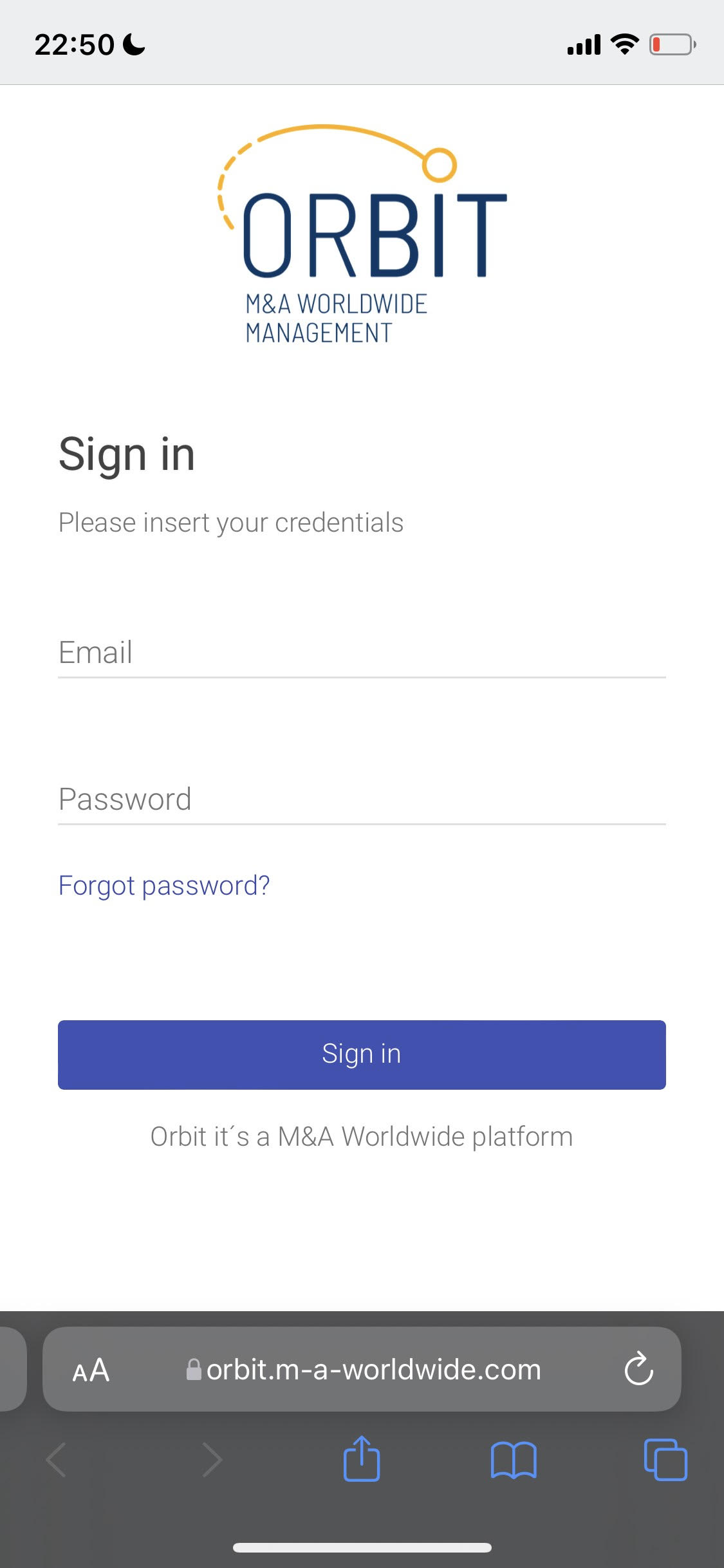 How to install Orbit on your smartphone M&A Worldwide